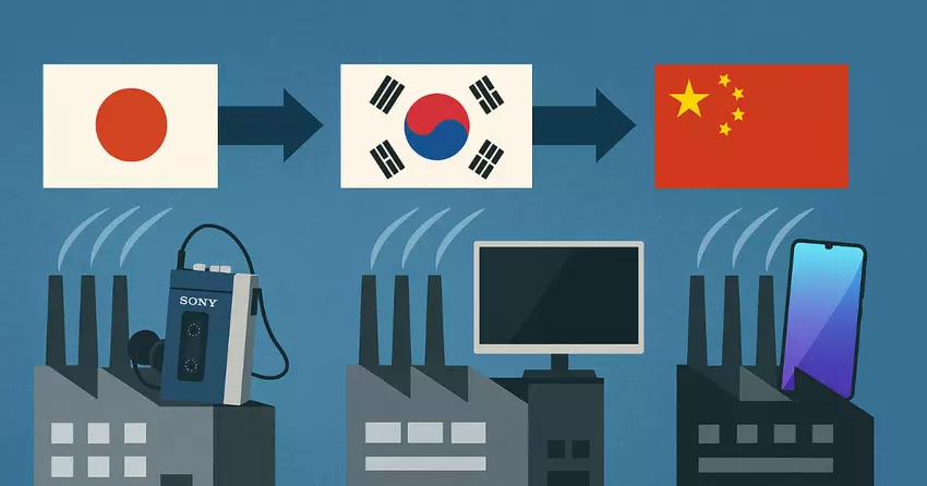 Von Sony zu Xiaomi: Wie sich die Geografie der Elektronikproduktion in 30 Jahren zweimal verändert hat