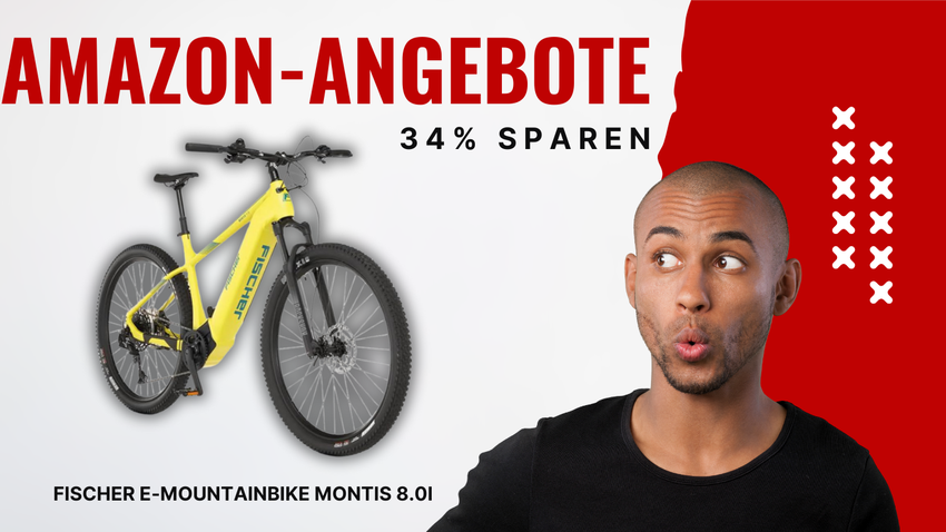 Fischer E-Mountainbike MONTIS 8.0i – Jetzt 34% Preisvorteil nutzen