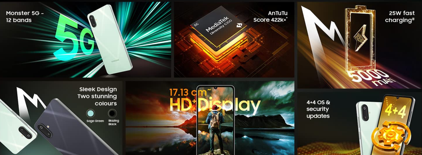 Hauptmerkmale des Samsung Galaxy M06 5G