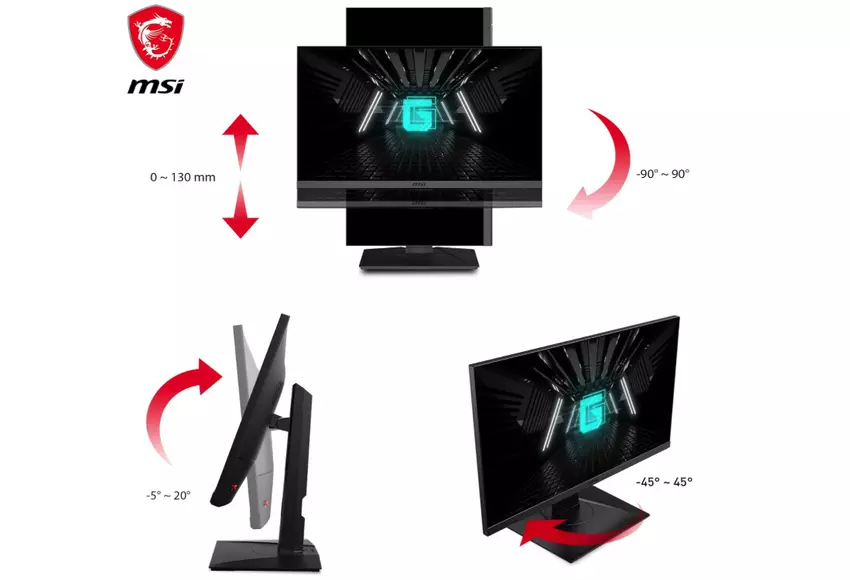 MSI G272QPF Hochformat Monitor für das Programmieren