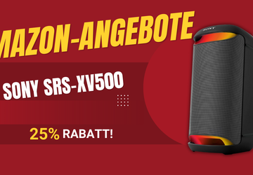 Sony SRS-XV500 Bluetooth-Lautsprecher – Jetzt 100€ ...