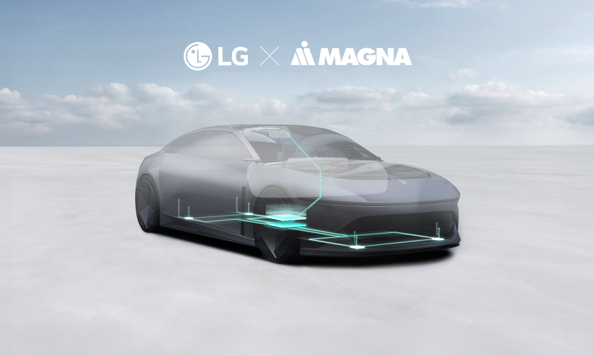 LG und Automobilzulieferer Magna stellen Steuermodul für zukünftige Autos vor 