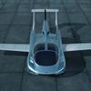 AirCar 2 auf dem Boden Miniatur