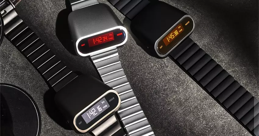 Benlydesign Stargazer S1000: eine retro-futuristische Uhr mit einem 60-Grad-OLED-Display 