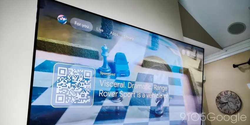 Google TV führt Werbung mit QR-Codes ein