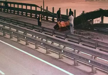 Krimbrückenstütze gesprengt: SBU berichtet über eine ...