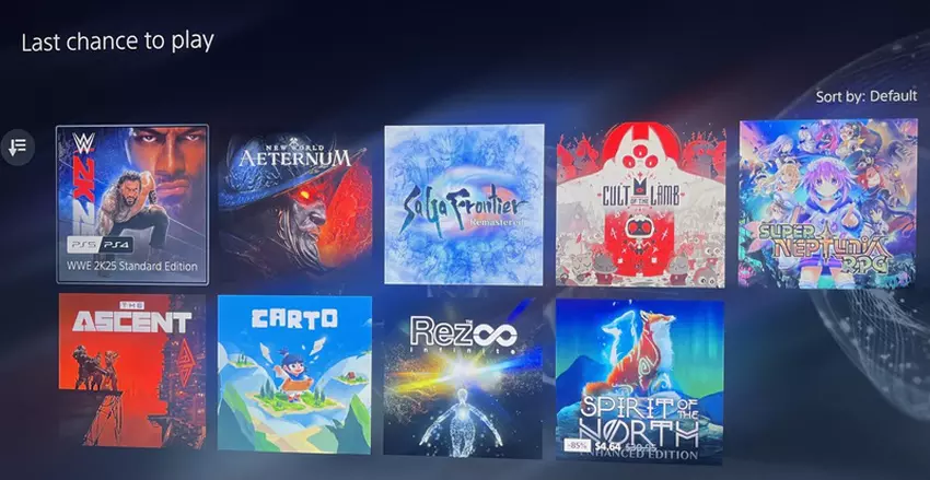 PlayStation Spielesammlung