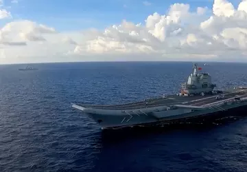 Der größte Flugzeugträger der chinesischen Marine, ...