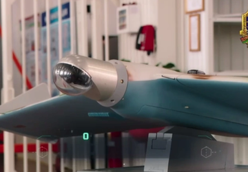 Weißrussland präsentiert die Chekan-B-Drohne, die im ...