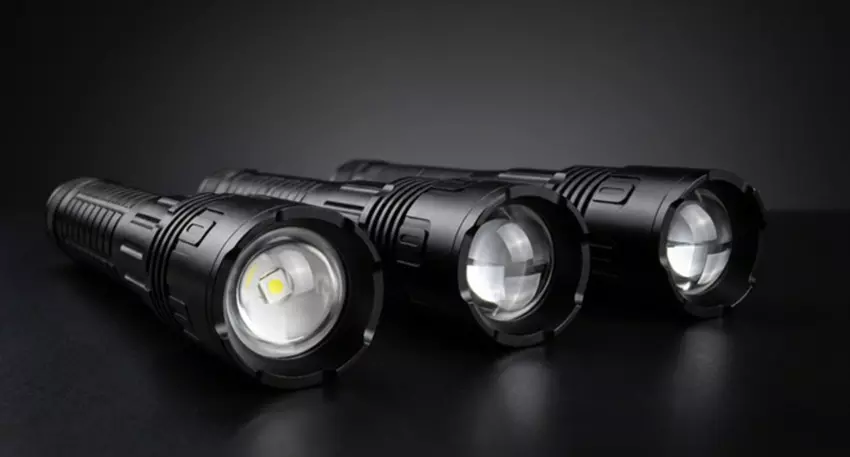 Taschenlampengehäuse aus eloxiertem Aluminium