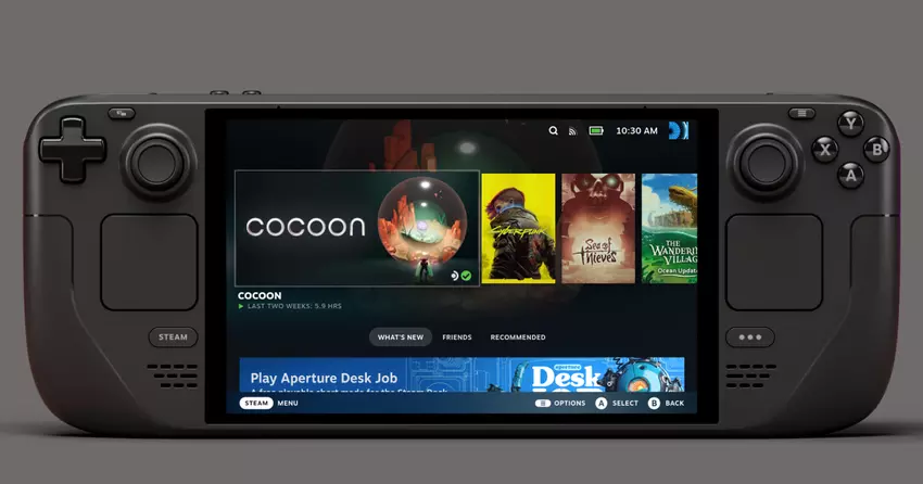 Mehr als 14 Tausend Spiele sind bereits mit der tragbaren Konsole Steam Deck kompatibel
