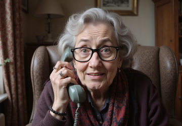 Das ist doch sicher keine Oma? ...