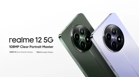 realme 12 5G: 120Hz AMOLED-Display, MediaTek Dimensity 6100+ Chip, 108 MP-Kamera und 5000 mAh-Akku zu einem Preis ab $205
