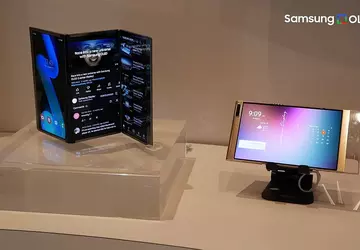Samsung bereitet ein dreifach faltbares Gerät ...