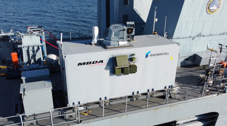 MBDA Deutschland und Rheinmetall testeten eine Kampf-Laserwaffe auf der Fregatte Sachsen
