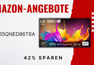 LG 65" QNED TV mit α8 ...