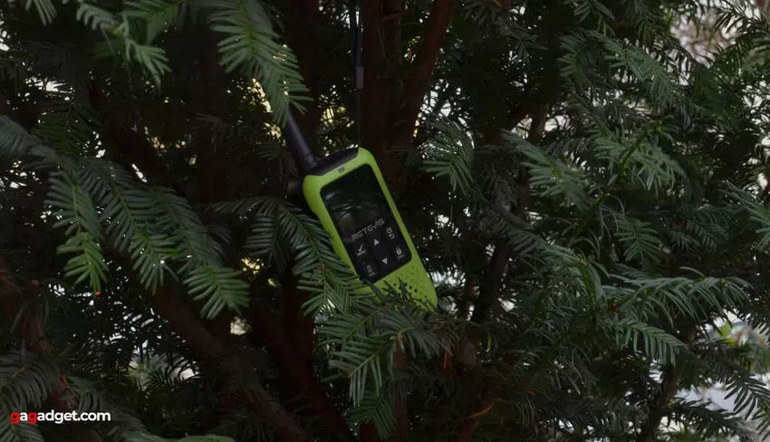 Retevis EzTalk 5 SOS-Taste im Freien