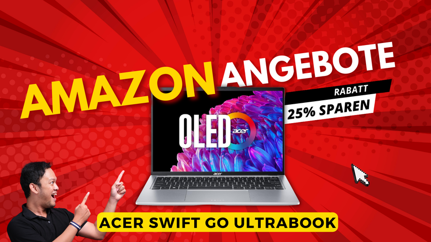 Acer Swift Go 16 OLED Laptop – Jetzt 25% reduziert!