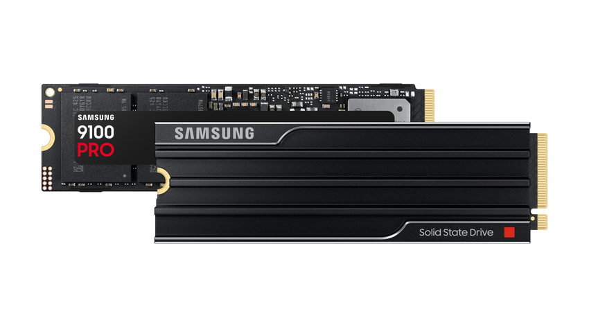 Samsung 9100 Pro SSD ohne Kühlkörper