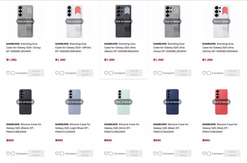 Design und Varianten der Samsung Galaxy S25, S25+ und S25 Ultra Gehäuse enthüllt