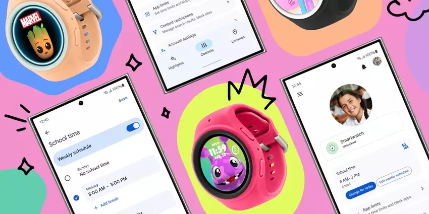 Samsung kündigt neue Funktion zur Anpassung der Galaxy Watch für Kinder mit Google Family Link an