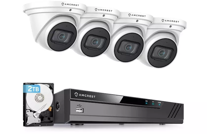 Amcrest 4K LAN Überwachungskamera System