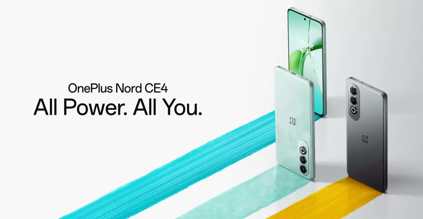 OnePlus Nord CE 4: 120Hz AMOLED-Display, Snapdragon 7 Gen 3 Chip, 5.500mAh Akku mit 100W Ladefunktion, Android 14 und eine dreifache 50 MP Kamera