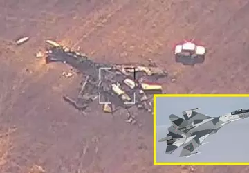 Die ukrainische SHARK-Drohne hat ein russisches ...