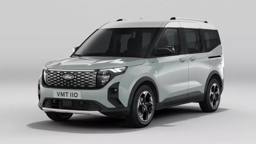 Ford E-Tourneo Courier: Elektro-Minivan mit 136-PS-Motor und 100-kW-Schnellladefunktion