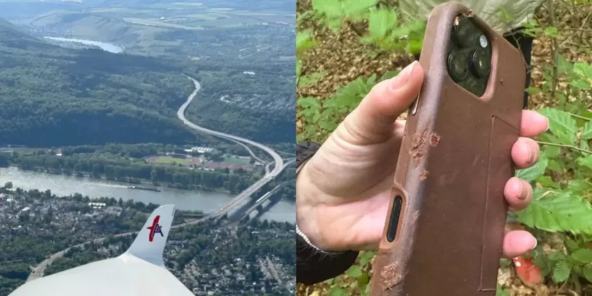 iPhone 16 Pro fiel aus dem Flugzeug und blieb unversehrt, selbst die Videoaufnahme stoppte nicht