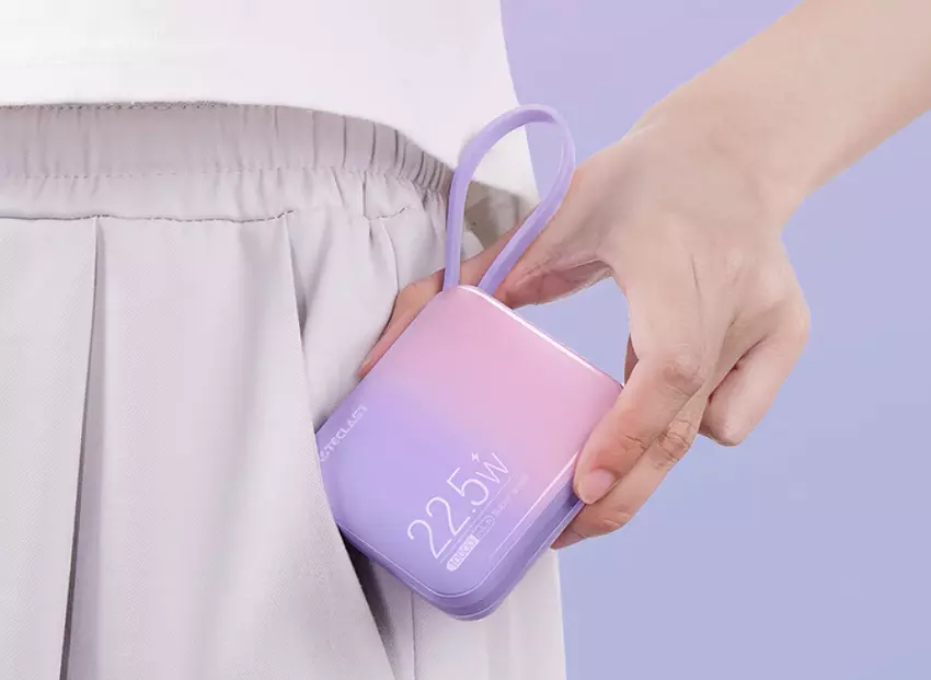 Teclast M10 Pro: 10.000mAh kompakter Akku mit zwei Kabeln, zwei Anschlüssen und 22,5W Leistung für $19