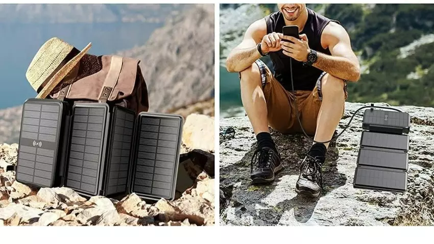 Superallure Solarladegerät Powerbank