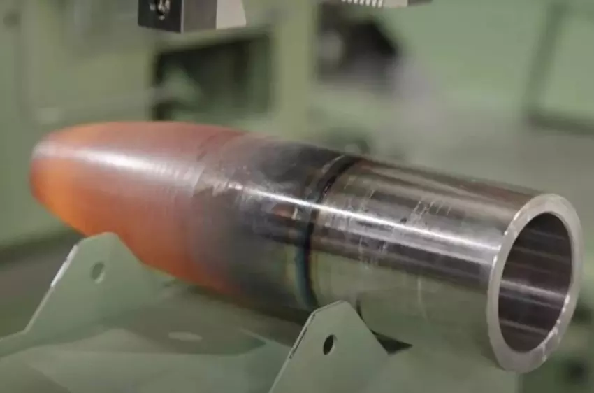 Der Prozess der Herstellung eines Projektilkörpers