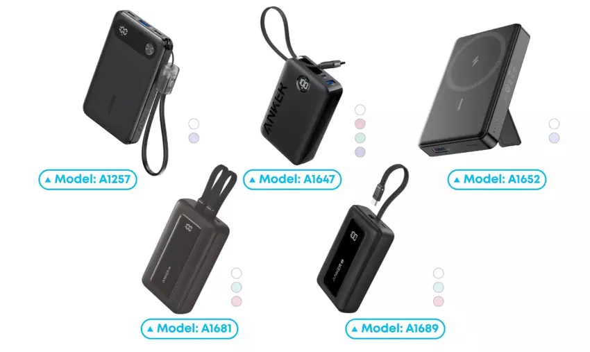 Anker kündigt weltweite Rückrufaktion von fünf Powerbank-Modellen aufgrund von Brandgefahr an