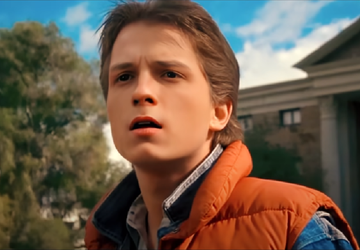 Sieh dir Tom Holland als McFly ...