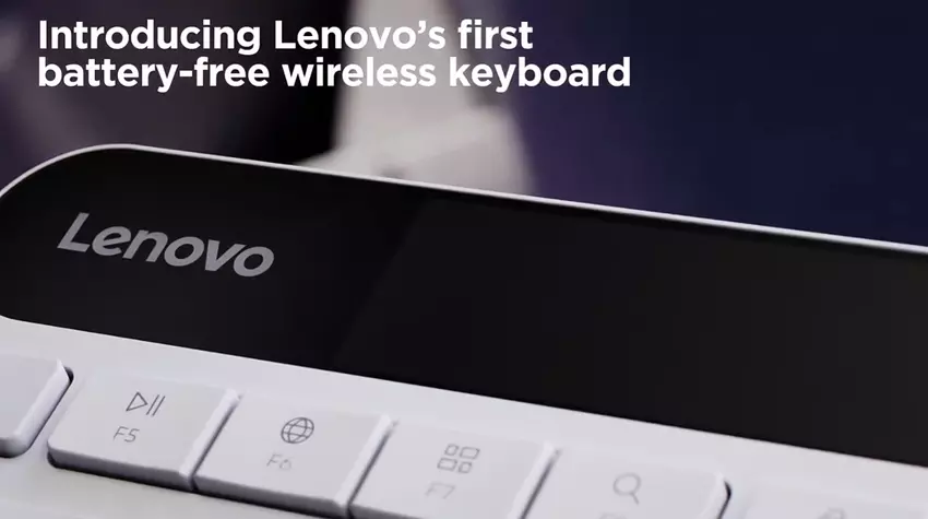 Lenovo präsentiert seine erste solarbetriebene Tastatur, ihr Stromversorgungssystem ist einzigartig