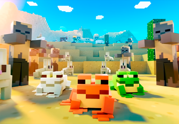 Zur feurigen Musik eilen die Frösche ...