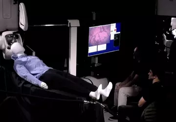 Musk demonstrierte, wie ein Affe mit ...