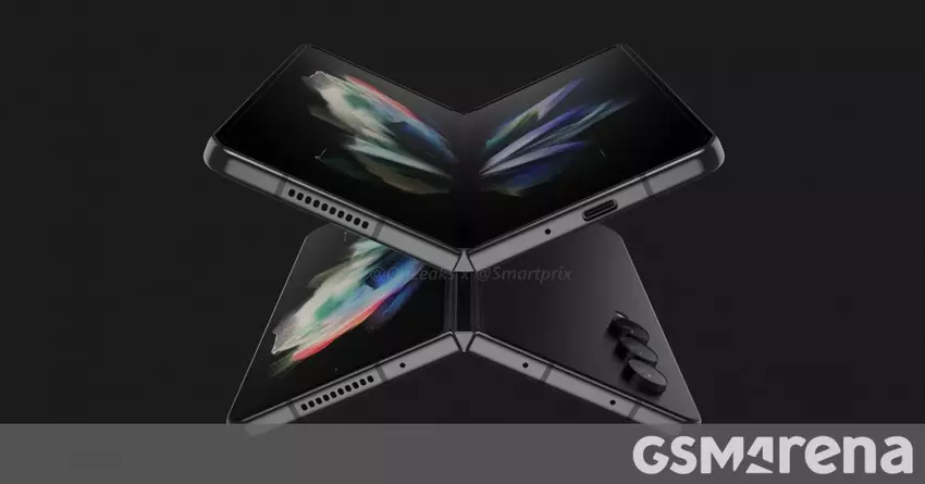 Samsung Galaxy Z Fold4-Renderings zeigen das faltbare Design