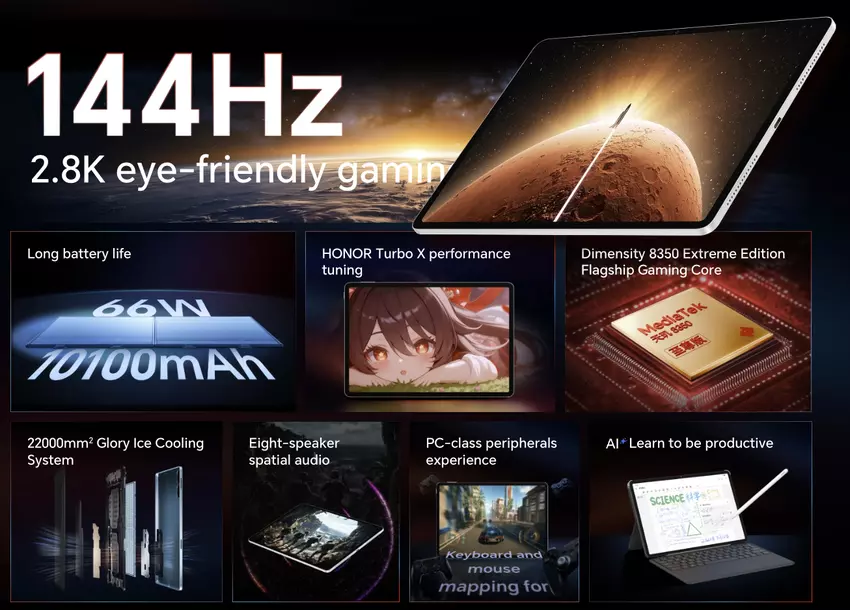 Die wichtigsten Vorteile des Honor Pad GT