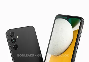 Das Samsung Galaxy A15 wird mit ...