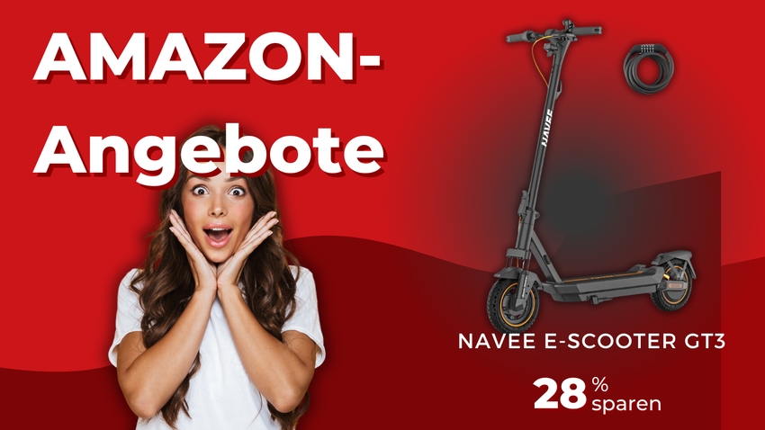 NAVEE GT3 E-Scooter mit 75km Reichweite – Jetzt 210€ sparen!
