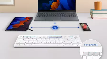 Samsung stellt Tastatur für Millennials vor: Das tragbare Smart Keyboard Trio 500 arbeitet mit drei Geräten gleichzeitig