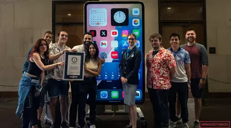 Neuer Guinness-Rekord: Blogger haben das größte iPhone 15 Pro Max der Welt gebaut - 2 Meter hoch und mehr als 200 kg schwer