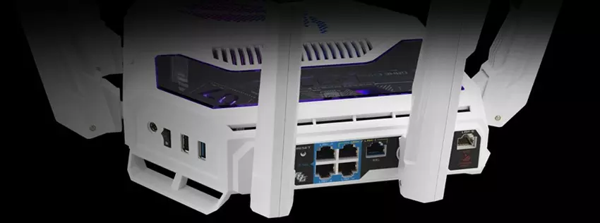 Illustration der Fähigkeiten des ASUS ROG Rapture GT-BE19000AI