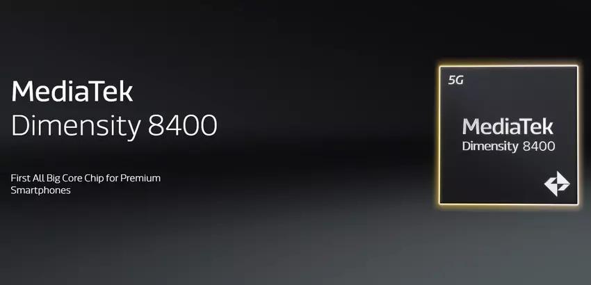 MediaTek hat seinen neuen Dimensity 8400 Chip vorgestellt, der auf der gleichen Architektur basiert wie der Flaggschiff-Chip Dimensity 9400