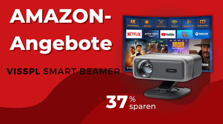 VISSPL Smart Beamer 4K Projektor Bundle – Jetzt 110€ Rabatt!