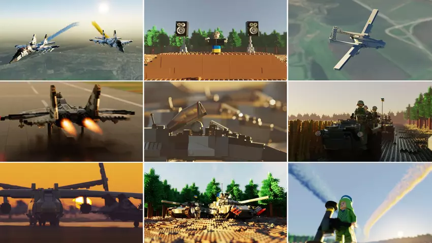 Brickmania Toys erstellt LEGO Versionen ukrainischer Militärausrüstung und sammelt Geld für die Ukraine
