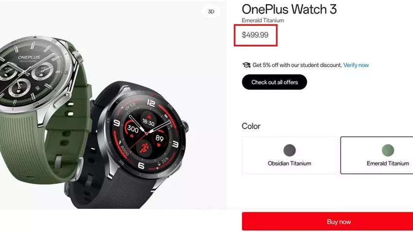 OnePlus Uhr 3