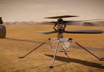 Der Hubschrauber Martian Ingenuity hat seinen ...